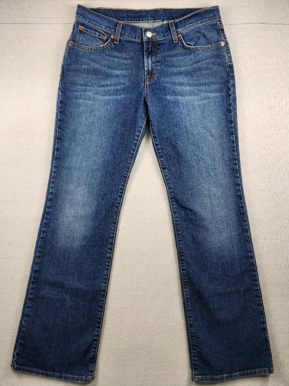 Y2K Lucky Brand Dungarees Gene Montesano 12/31 Mid Rise Flare Jeans